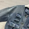 Женские куртки дизайнер Nanyou Coat 2024 Spring New Fashion Casual Style Multi Pocket Design Denim i5kf