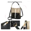 Bolsos de hombro Mengm Bucket para mujer Lady Totes Bolsos de mano Bolsos Crossbody Bags Messenger Transparent Moda Dos en un cumpleaños Regalo