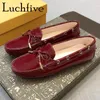 Casual Shoes 2024 Spring Genuine Leather Bow Knot Loafers Women Slip On Round Toe Flats Brand Walking Driving