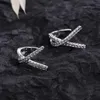 Charm 1pc Fashion Exquisite Rhinestone Crystal Cross Ear Mop