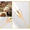 キャンドルホルダーヴィンテージメタルホルダーエキサイターキャンドルスティックファッションキャンドラブラシンプルな黄金の結婚式の装飾テーブルホーム