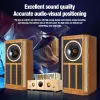 Högtalare 300W 8 tum bokhylla högtalare koaxial ljudljudfeber hifi hemmabiosystem musik trä ljudutrustning passiv högtalare