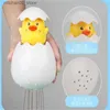 Sand Play Water Fun Baby bath toys Children cute duck penguin egg water spray shower swimming water toys Childrens gifts Q240426