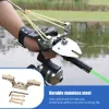 Akcesoria DIY Bow Slingshot Akcesoria Launcher Outdoor Fishing Gear Sier 304 Widok ze stali nierdzewnej na zewnątrz Hunting Akcesoria