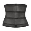 Sokken yagimi verwijderbare latex taille trainer body shaper met 3 strap rits en haak stalen botmodelleringsriem buikregelkordel