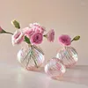 Vases Iridescente Ball Colorful Vase Glass Glass Living Room Room Pot de fleur Decor Home Tabletop Plantes