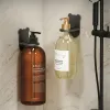 Dispensers 1/2/3Pcs Adjustable Shower Gel Bottle Rack Universal Shampoo Bottle Holder Hand Soap Dispenser Hook Wall Mounted Free Punching