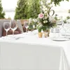 Table Cloth 2-12 packs of satin tablecloth white rectangular tablecloth wedding tablecloth used for decorating the brides shower party dining table 240426