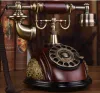 Tillbehör Fashion Vintage Antique Phone Home Fashion Fited American Rotating Dial Telefon