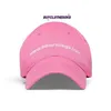Neue Designerkappen Baseball Cap Cotton Sun Hut hochwertiger Hip Hop Classic Luxuryblnciaga Pink Women's Entenzunge Hut WL WP2T