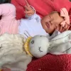 Куклы Bzdoll Реалистично 50 см мягкий силиконовый спящий милая кукла Reborn Bab