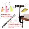 アクセサリーELL 360°回転アシストフックバインディングVise/ Fly Tying CCLAMP Vise with Harded Steel Jaws Fishing Lure Making Tools