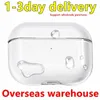 For Airpods pro Bluetooth Headphone Earphones Accessories Solid Silicone Cute Protective Cover Wireless Charging Box Shockproof 2nd Case