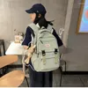 Plecak 2024 Wodoodporne nylonowe kobiety koreańskie japońskie moda studenci Schoolbag Multilayer prosta torba podróżna