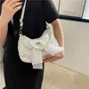 Totes inci kadın çanta retro lüks tasarımcı çanta yay crossbody çanta moda tuval kadın 2024 trend kadın omuz çantası