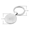 Keychains 2024 Técnico de emergencia Design Paramedic Glass Cabochon Metal Chain Charmen Men Women Ring Jewelry