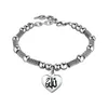 Beaded Chains Pro Allah Bracelet Muslim Islamic Jewelry Religious God Charm Stainless Steel Bead Suitable for Watch CP769