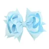 Boutique 5 inch meerlagige grote grosgrain lint haarbogen clips bowknot zuigelingen haarboog meisjes verjaardagsfeestje haaraccessoires