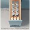 Multi-Use Wood Pull Out Spice Rack Organizer for Cabinet - Slide Out Shelf for Kitchen Pantry Organization - 5" W x 21.9" D x 25.2" H