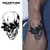 Tattoo Transfer Skull Tattoo Tattoo Tattoo Mágico à prova d'água Dura para 15 dias Tattoo semi -permanente de tatuagem Fake 240426