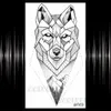 Tatuagem Transferência de DIY Animais geométricos Planta Fox Tatuagem Mulheres Sexy Tatrós de Tatoos Black Tatoos Sexínsodizados