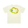 T-shirts masculins 2024 Marny Watercolor Fun Graffiti Contrasting Letter Imprimer à manches courtes à manches courtes T-shirt