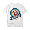 Camisas 1979 Vintage 41º aniversário Retro Graphic Tshirt Camise