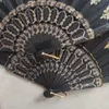 Retro -stijl Plastic Fan Wing Chun Dance Folding Fan Craft Golding Dust Fan