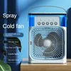 Humidificador portátil Ventilador de aire acondicionado hogar Ajuste de hidroolado de aire de aire pequeño enfriador de aire para la oficina 3 Velocidad 240411