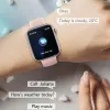 Xiaomi Huawei Samsung için 2023 Kılıflar 1.85 inç Bluetooth Çağrı Akıllı saat erkekleri 120 Spor Yeni Kadın Döner Anahtarlar Akıllı Saat +Kutu Destekleyin