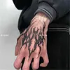 Transfert de tatouage Punk Stickers de tatouage temporaire Homme à l'arrière de la main Tatouages Goods bon marché Goth dure des autocollants tatoo