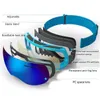Ski Goggles Kobiety mężczyźni podwójne obiektyw maska ​​narciarska Accesories Snowboard okulary okulary różowy wiatrówek UV duży śnieg 230830 Drop Deli Oty5c