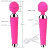 Altri oggetti di bellezza per la salute G-punto G-Peni falsa vibratore Female Wand impermeabile AV vaginale e clitoride Massager 18 Prodotti pornografici adulti Q240426