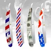 Men Classic Barber Manual Pliage Barbe Rasoir des rayures US Flag Dollar Imprimer en acier inoxydable Couteau Épilation des couteaux avec