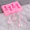 Moldes DIY Lollipop Modelo de hornear erótico Pene erótico Pequipop Decoración del pastel de molde de silicona
