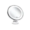 Зеркало для макияжа с светом сенсорный экран 10 -кратный зеркальный светодиодный зеркал