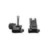 Tactical Metal Folding Flip Up Iron Sight Back Up Set Front Rear Sights for 20mm Rail