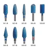 Bits 27Types Colorful Titanium Nail Drill Bits Ceramic Milling Cutter Tungsten Electric Machine Files UV Gel Polishing Removing Tools