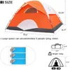 Tendas para acampar 4 pessoas tenda de tenda à prova d'água mochila portátil leve 240422