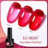 Nagellak lilycute 7 ml jelly glazen gel nagellak zomer serie doorschijnende kleur roze rood semi permanent weken af van nail art -gel vernis y240425