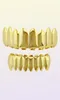 Hiphop Grill JewelryClassic liso Gold Gold Rose Rosed Dores Grillz Bottom Borço Dental Brace Dental Grills Men Lady Hip Hop 9760914