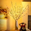 Dekoracyjne kwiaty gałąź LED w kwiatowym świetle domowym domowym pulpicie imprezowe dekoracje przyjęcia świąteczne gałązki dekoracja stołu ślubnego