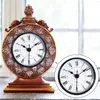 Clocks Accessories Hanging Clock Insert Tabletop Statue Decor Easy To Read Roman Numerals Mechanical For Bedroom Home Living Room School