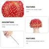 Gardendecoraties 3 PCS Mushroom Landscape Levering Artikelen Microlandschaft Mini Adornment Ornament Pography Prop Glow Resin Rural