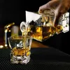 BU0Z BAR STRUENI WHISKEY STERFPER STANTE DELLA 29 oncia Bourbon per vodka di vino 124 Brandy Iceberg Contenitore Bottle Dispenser con coperchio 240426