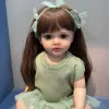 Dockor NPK 55 cm Betty Reborn Baby Full Body Silicone Waterproof Toddler Girl Doll Princess Lifelike Sof Touch Newborn Doll