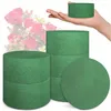 Decoratieve bloemen 6 Packs rond bloemenschuimblokken droog voor kunstmatige bloem bruilofts gangpad feestdecor