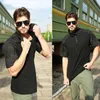 Taktiska T-shirts Mens Assault Combat Militär vandringsskjorta Mens Tactical T-Shirt Camouflage Army Hunting Climbing Kort ärm T-shirt 240426