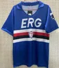 1990 991 SAMPDORIA MANCINI Jerseys Vialli Rshirts Italia Calcio Maglia Men de football Shirts Praet Linetty Praet Jeison