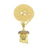 NOVA VIRGEM MARY MODA CHULLACES PARA MULHERES/MENINOS 18K Real Gold Plated Mother of God Colares Pingentes8930799